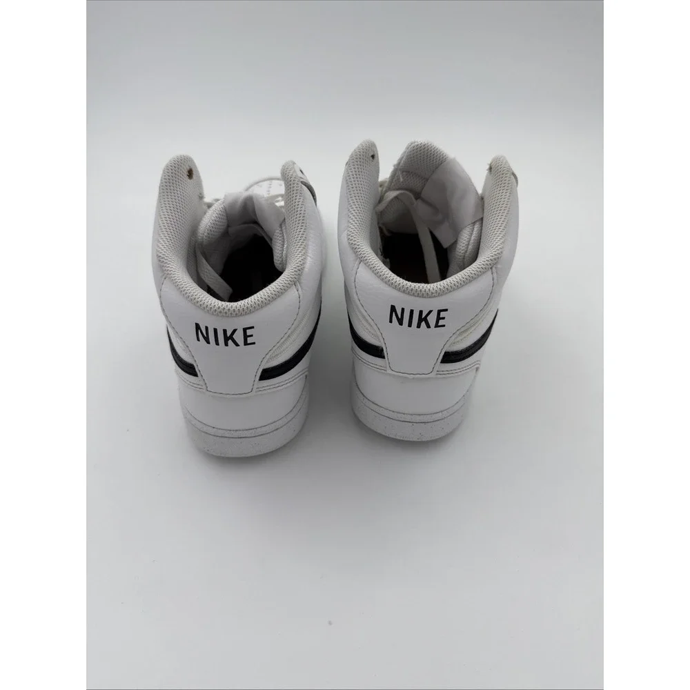 Nike Court Vision Next Nature Mid White Black Size 7.5
